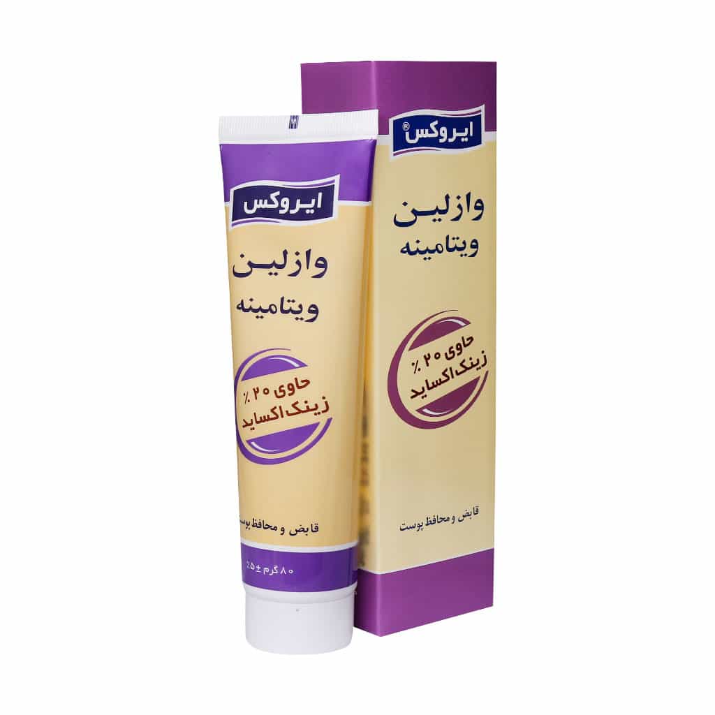 کرم وازلین ویتامینه ایروکس ۸۰ گرم — تصویر ۲