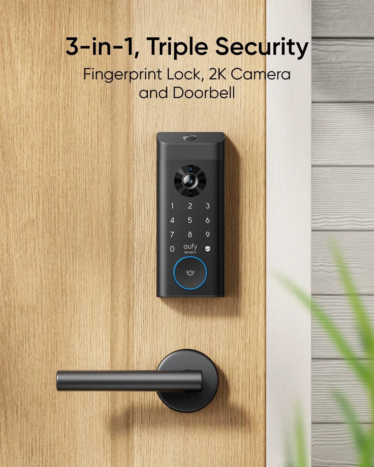 قفل درب هوشمند انکر Anker Eufy Security Video Smart Lock E330 T85311 — تصویر ۶