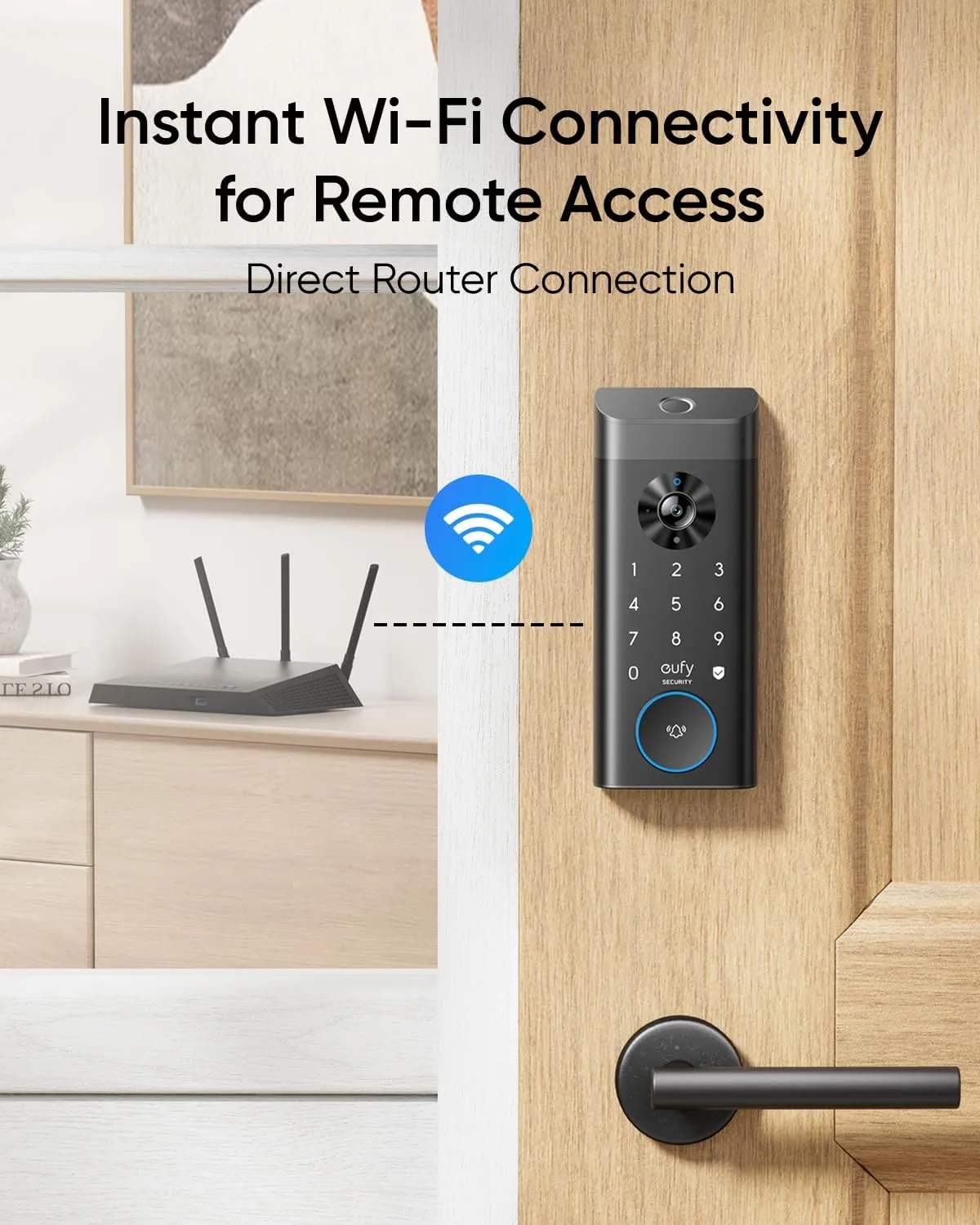 قفل درب هوشمند انکر Anker Eufy Security Video Smart Lock E330 T85311 — تصویر ۷