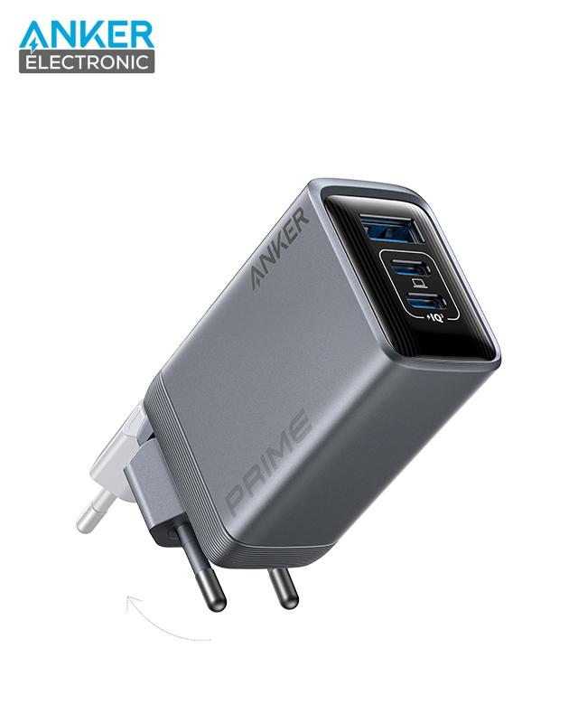 شارژر دیواری انکر Anker Prime Charger 100W GaN A2688 EU پلاگ ایران