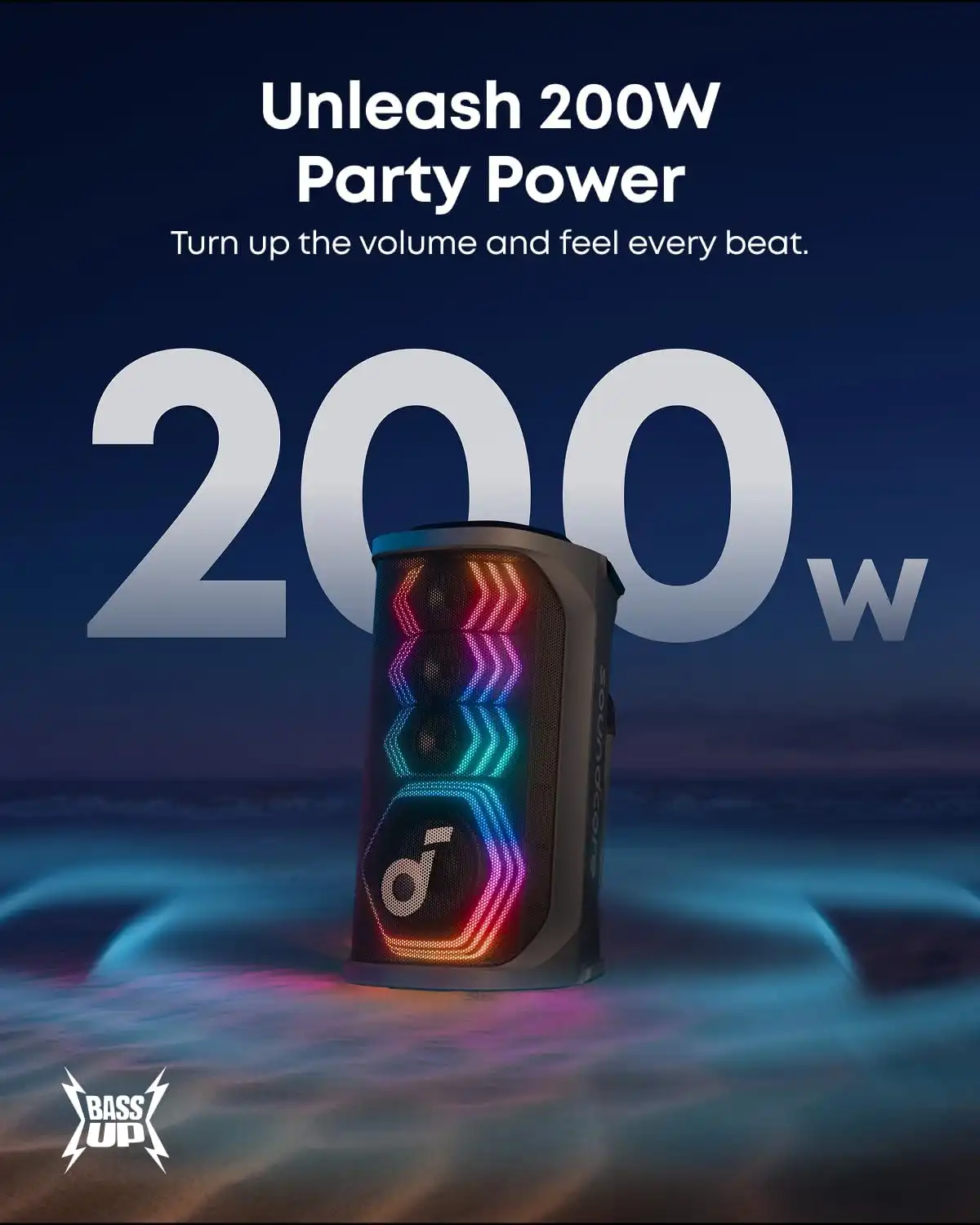 اسپیکر 200 وات انکر Anker Soundcore Rave 3S 200W A31A3 — تصویر ۴