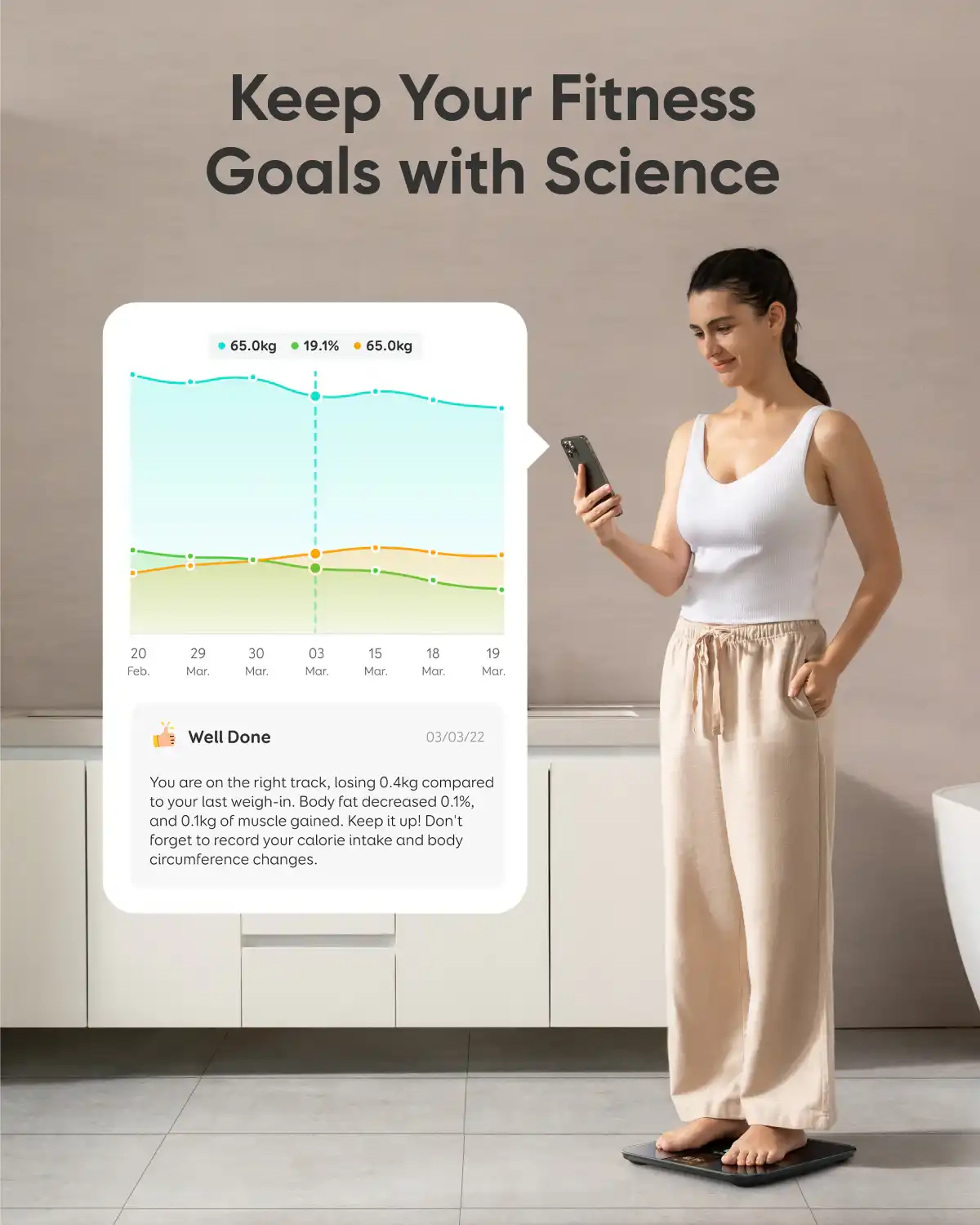 ترازو هوشمند انکر Anker Eufy Smart Scale P3 T9150 — تصویر ۶