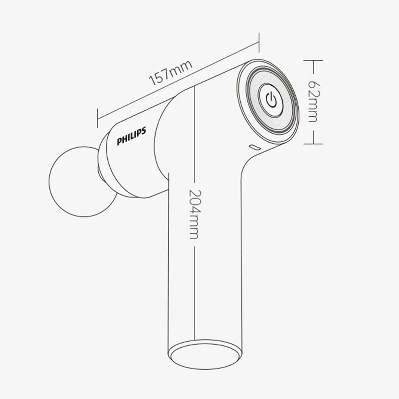 ماساژور تفنگی فیلیپس مدل Philips PPM3203G — تصویر ۳