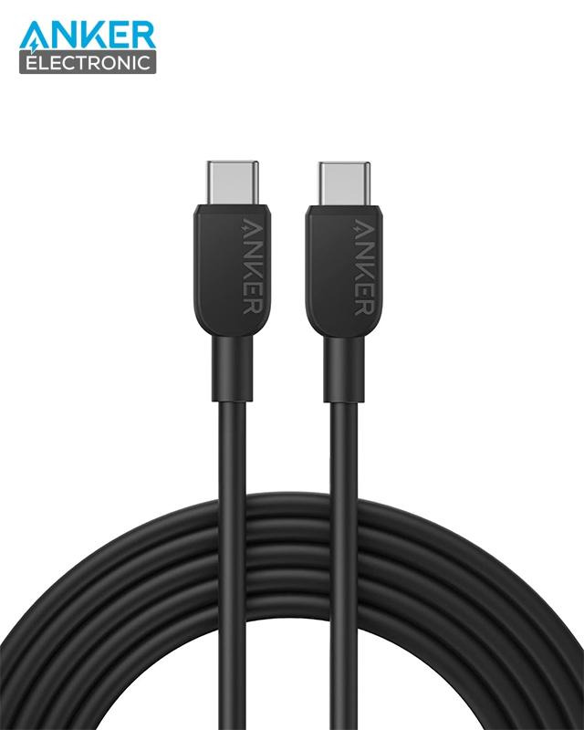 کابل USB C به USB C انکر Anker 310 USB C to USB C 0.9m Cable A81E1 — تصویر ۲