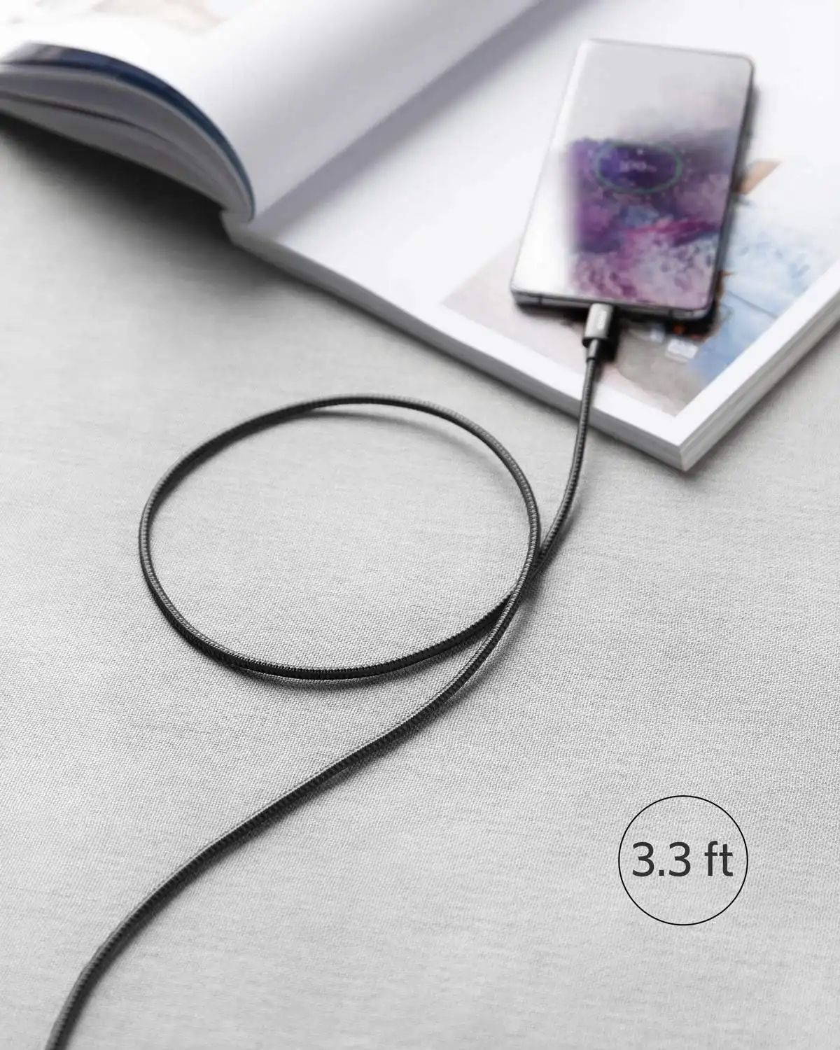 کابل USB C به USB C انکر Anker USB-C to USB-C 1.8m Cable A8753 — تصویر ۴