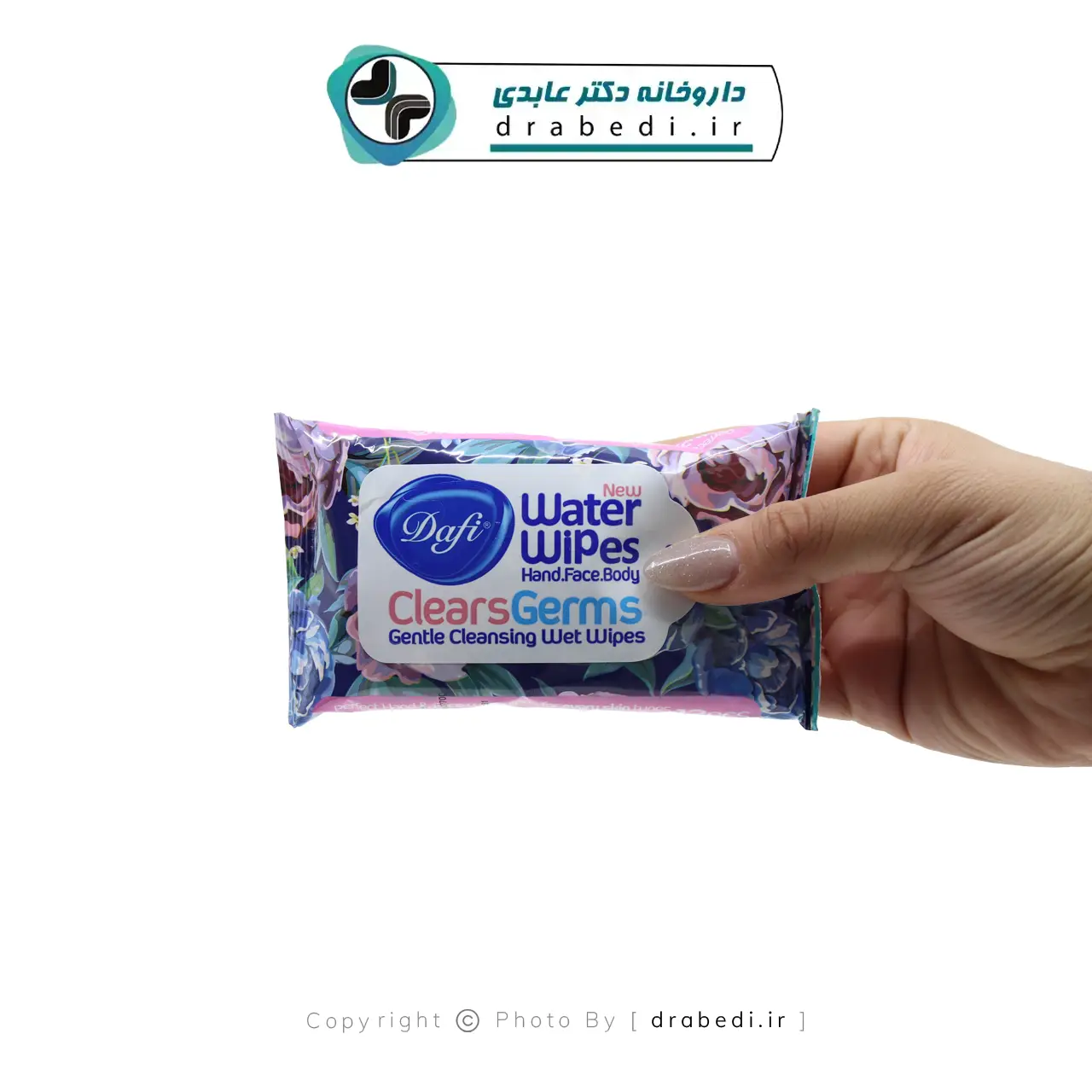 دستمال مرطوب پاک کننده دست و صورت دافی 12 عدد — تصویر ۷