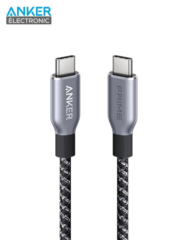 کابل شارژ 180 سانتی متر USB C به USB C انکر Anker Prime USB C to USB C Cable 240W A88E2612 — تصویر ۲