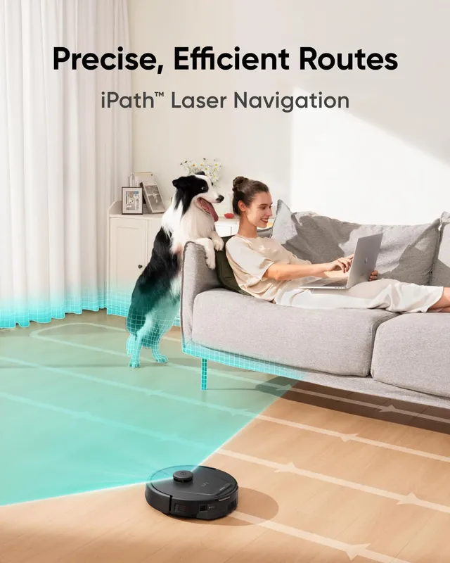 جارو رباتیک انکر مدل Anker Eufy L60 Hybrid Robot Vacuum with Self Empty Station T2278 — تصویر ۷