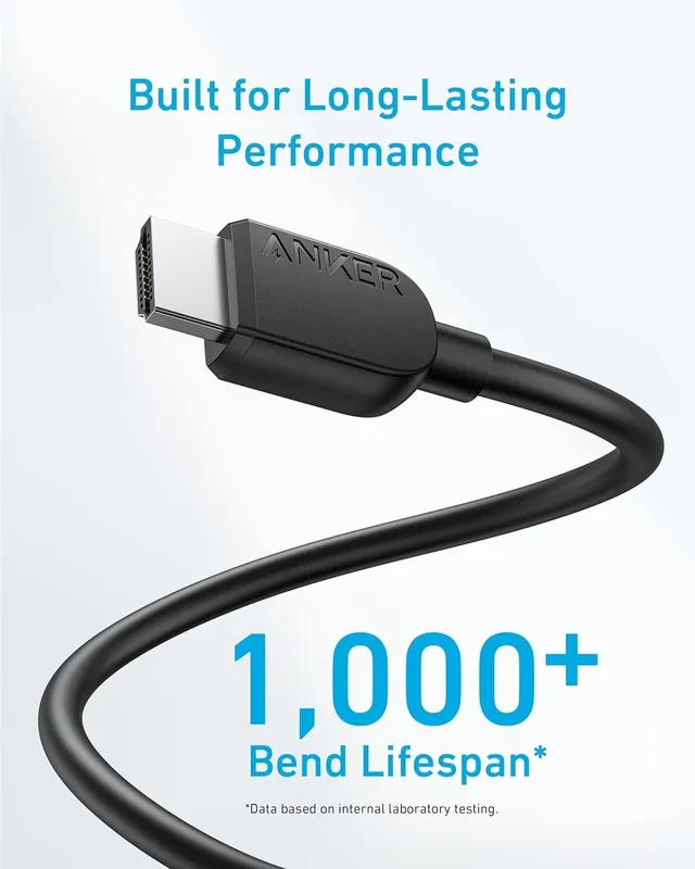 کابل HDMI انکر Anker HDMI Cable Ultra High Speed HDMI 1.8M A8742 — تصویر ۴