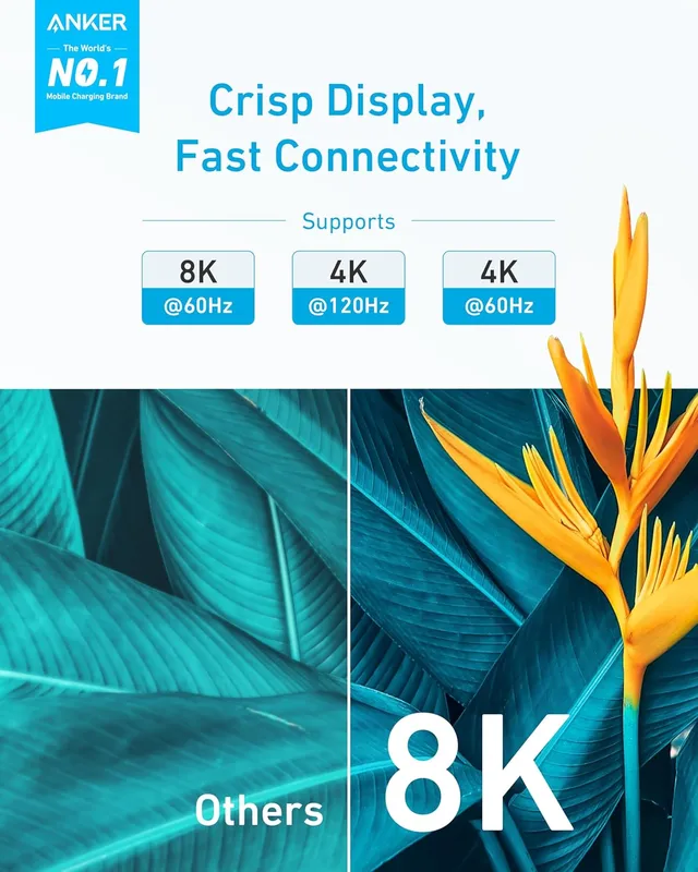 کابل HDMI انکر Anker HDMI Cable Ultra High Speed HDMI 1.8M A8742 — تصویر ۷