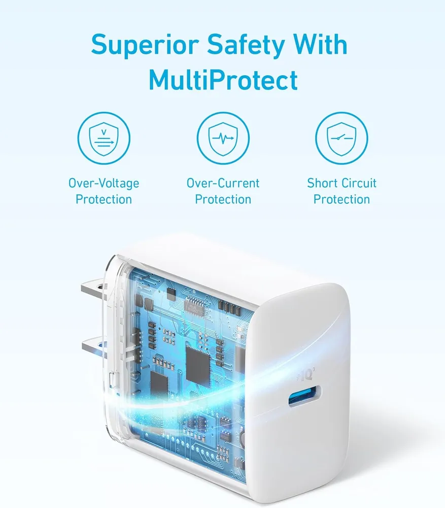 شارژر دیواری 20 وات انکر Anker Select Charger 20W B2347 EU دوپین ایران — تصویر ۶