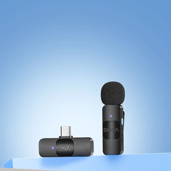 میکروفون بی سیم بویا تک مخاطب تایپ سی مدل Boya BY-V10 — تصویر ۴