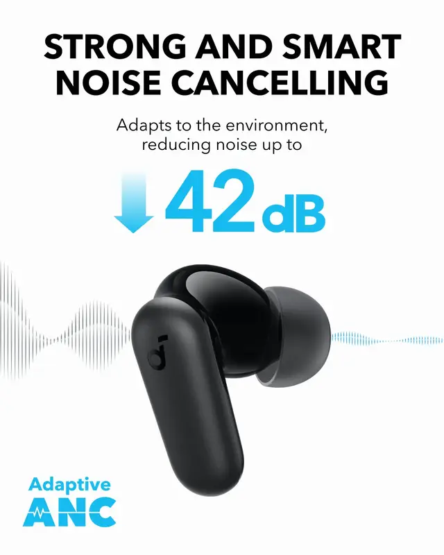 هدفون بی سیم انکر Anker Soundcore R50i NC A3959 ساخت ویتنام — تصویر ۴