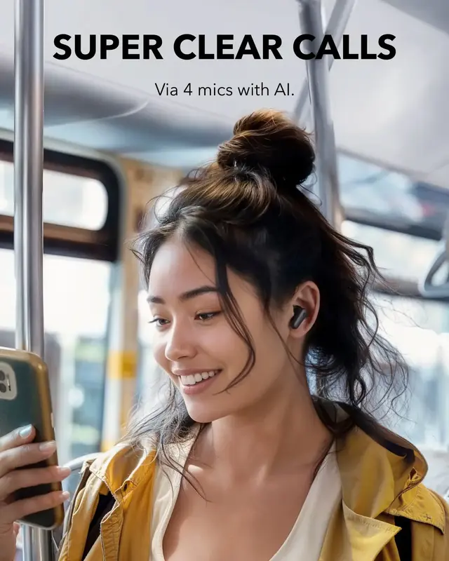 هدفون بی سیم انکر Anker Soundcore R50i NC A3959 ساخت ویتنام — تصویر ۷