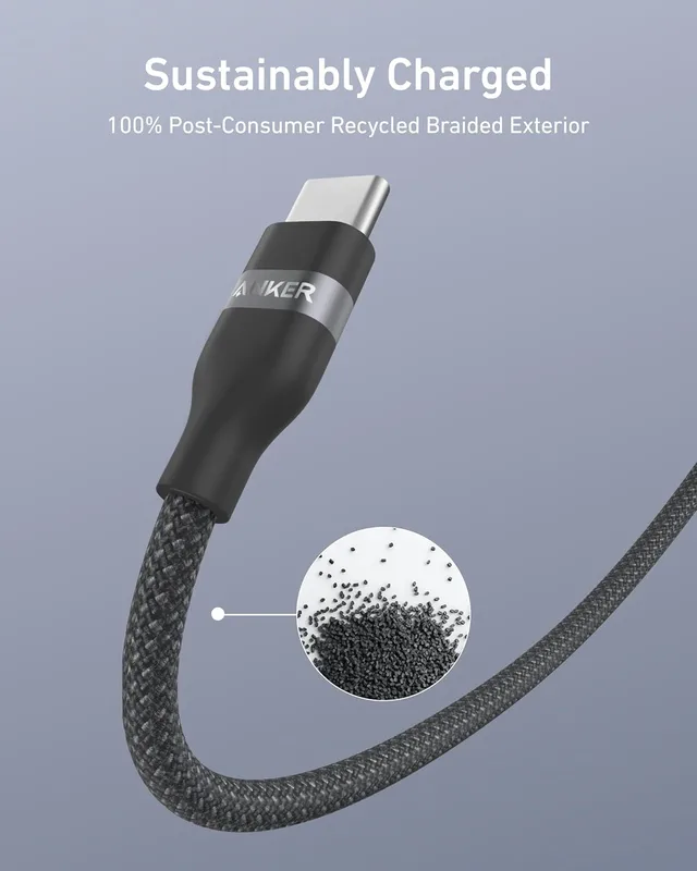 کابل 90 سانتی متر USB-C به USB-C انکر Anker USB-C to USB-C Cable 240W A82E2-90CM — تصویر ۳