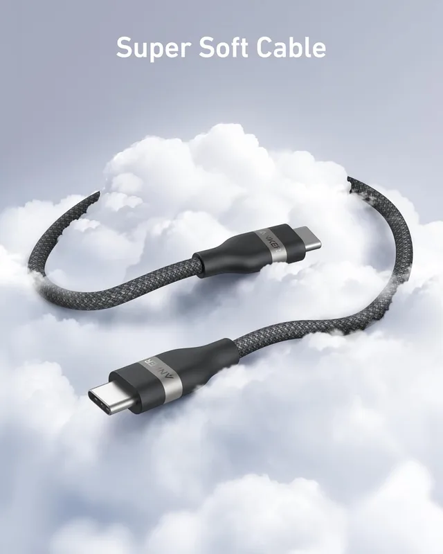 کابل 90 سانتی متر USB-C به USB-C انکر Anker USB-C to USB-C Cable 240W A82E2-90CM — تصویر ۶