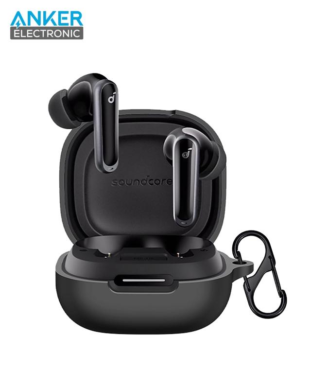 محافظ سیلیکونی هدفون انکر Anker Soundcore P40i Silicon Cover A3955 + آویز فلزی — تصویر ۲