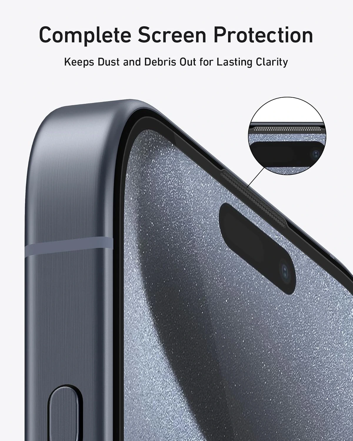 محافظ نمایشگر آیفون 15 انکر Anker Screen Protector for iPhone 15 A72B6 — تصویر ۵