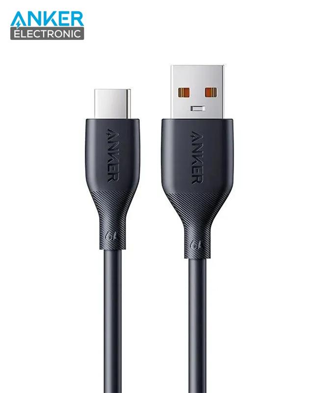 کابل 6 آمپر USB A به USB C انکر Anker USB-A to USB-C 6A Cable A8001 — تصویر ۲