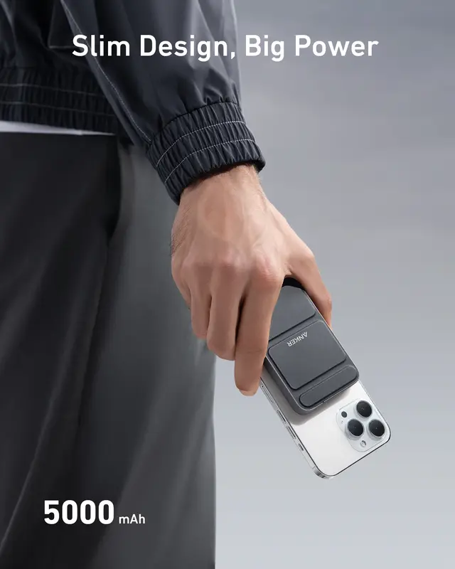 پاوربانک مگ سیف 5000 میلی آمپر انکر Anker 622 Magnetic Battery A1614 — تصویر ۴