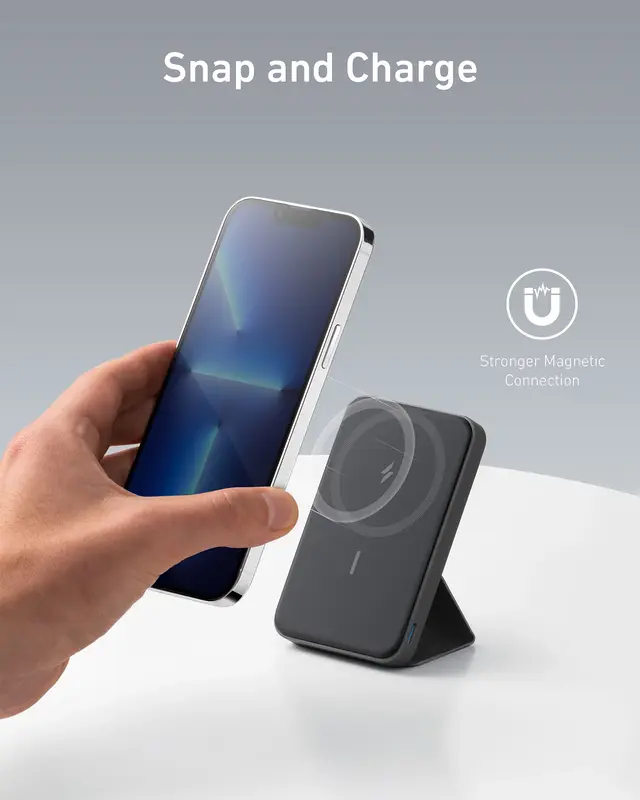 پاوربانک مگ سیف 5000 میلی آمپر انکر Anker 622 Magnetic Battery A1614 — تصویر ۶