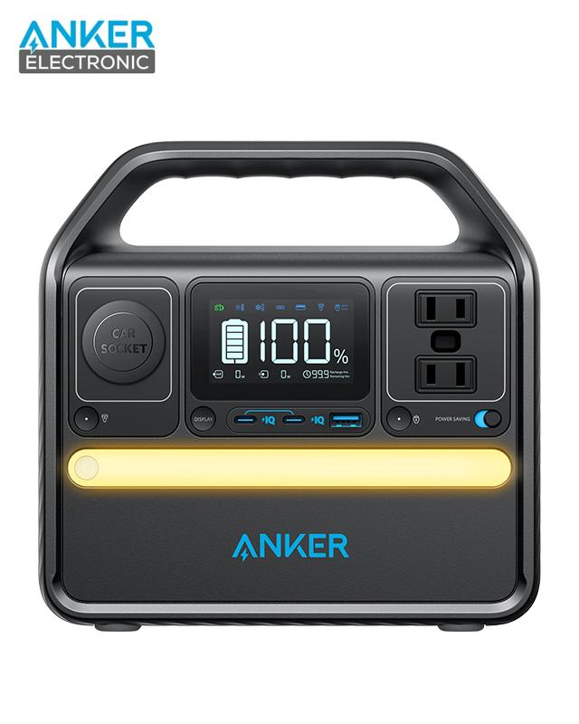 پاور ژنراتور 600 وات انکر Anker 522 Portable Power Station – 299Wh A1721 — تصویر ۲