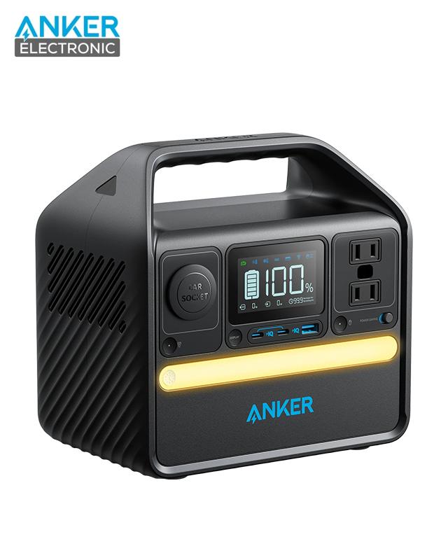 پاور ژنراتور 600 وات انکر Anker 522 Portable Power Station – 299Wh A1721 — تصویر ۳