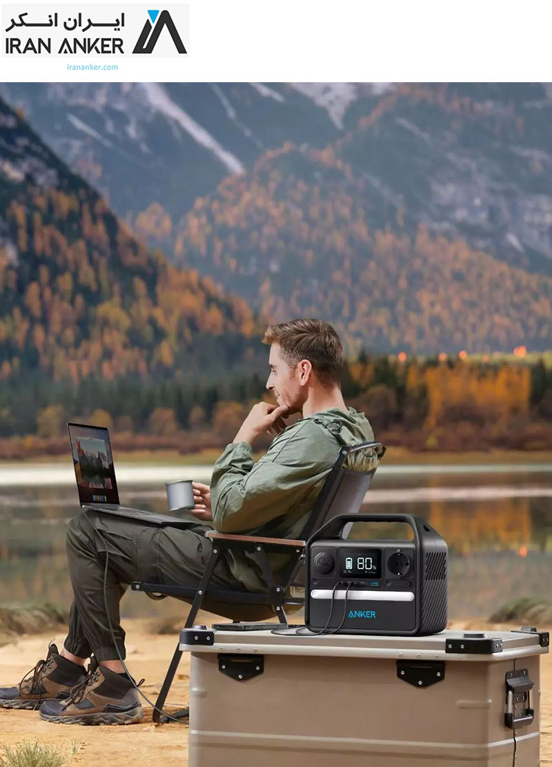 پاور ژنراتور 600 وات انکر Anker 522 Portable Power Station – 299Wh A1721 — تصویر ۷
