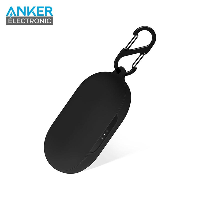 کیس محافظ سیلیکونی هدفون انکر Anker Soundcore Aerofit Silicone Case + آویز فلزی — تصویر ۲