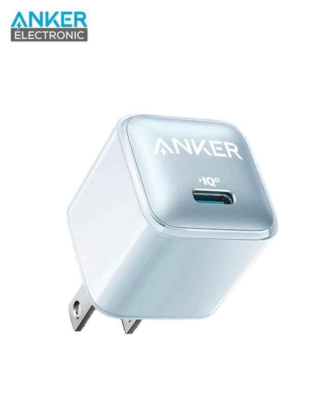 شارژر دیواری 20 وات انکر Anker 511 Charger Nano Pro A2637 US + مبدل پریز (هدیه) — تصویر ۸