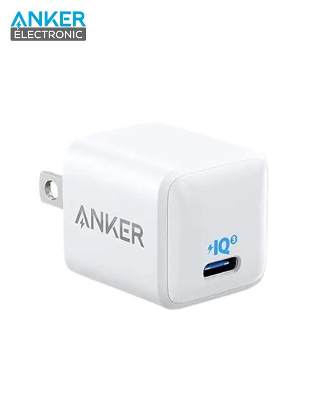 شارژر دیواری 20 وات انکر Anker Powerport III A2633 US + مبدل پریز (هدیه)