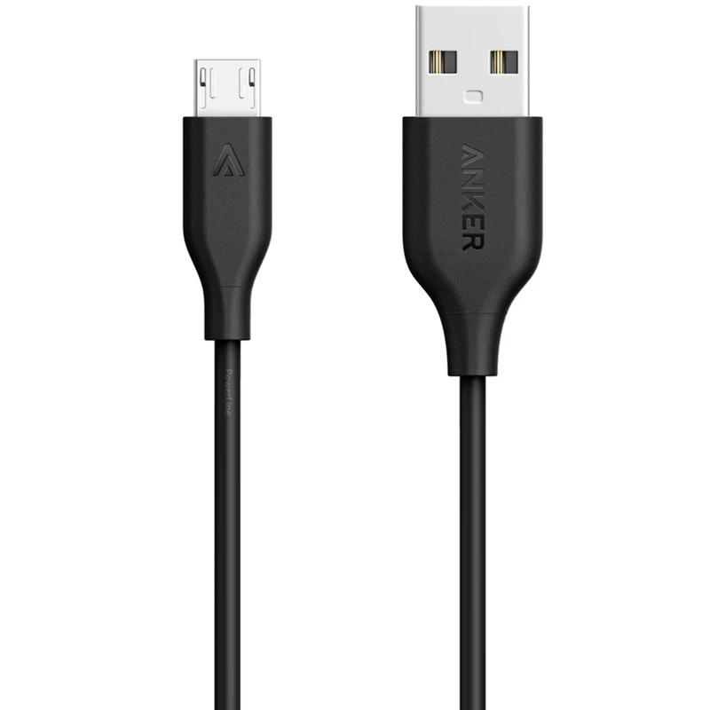 کابل شارژ انکر USB به میکرو USB پاورلاین 0.9 متر مدل Anker A8132 — تصویر ۲