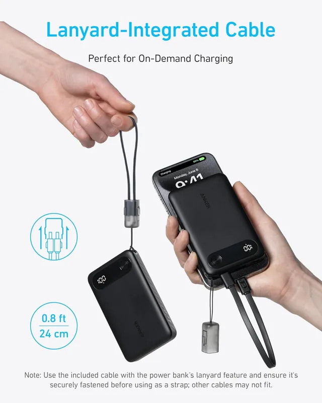 پاوربانک 10000 میلی آمپر انکر Anker Powercore Power Bank 10,000mAh 22.5W A1257 — تصویر ۵