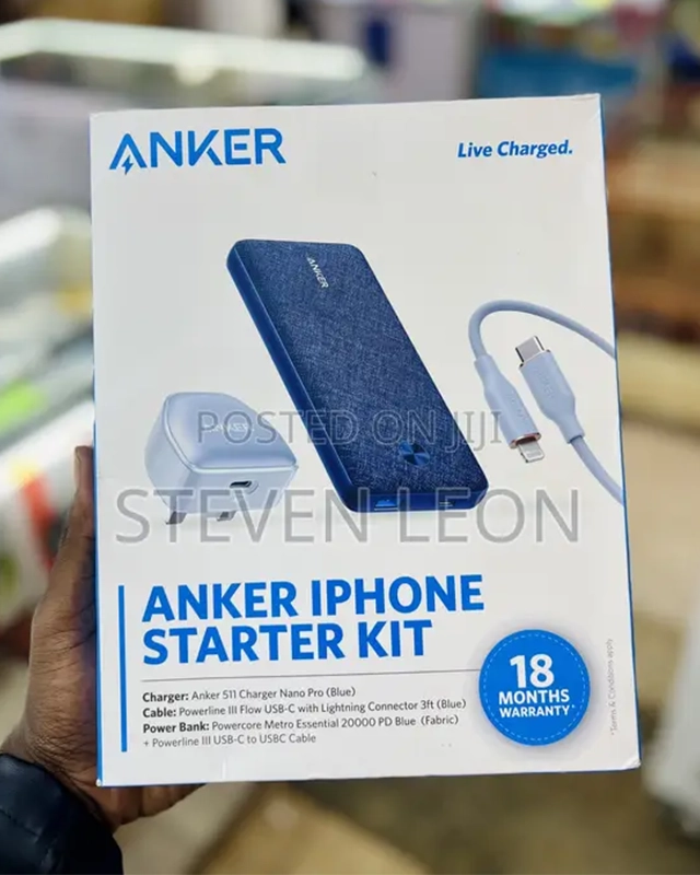کیت شارژ 3 در 1 انکر Anker iPhone Starter Kit 3 in 1 — تصویر ۳