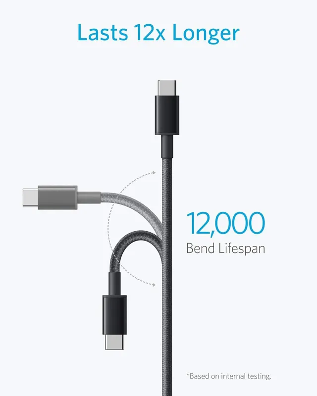 کابل 1.8 متری USB A به USB C انکر Anker USB A To Type-C Cable 1.8m A8173 — تصویر ۳