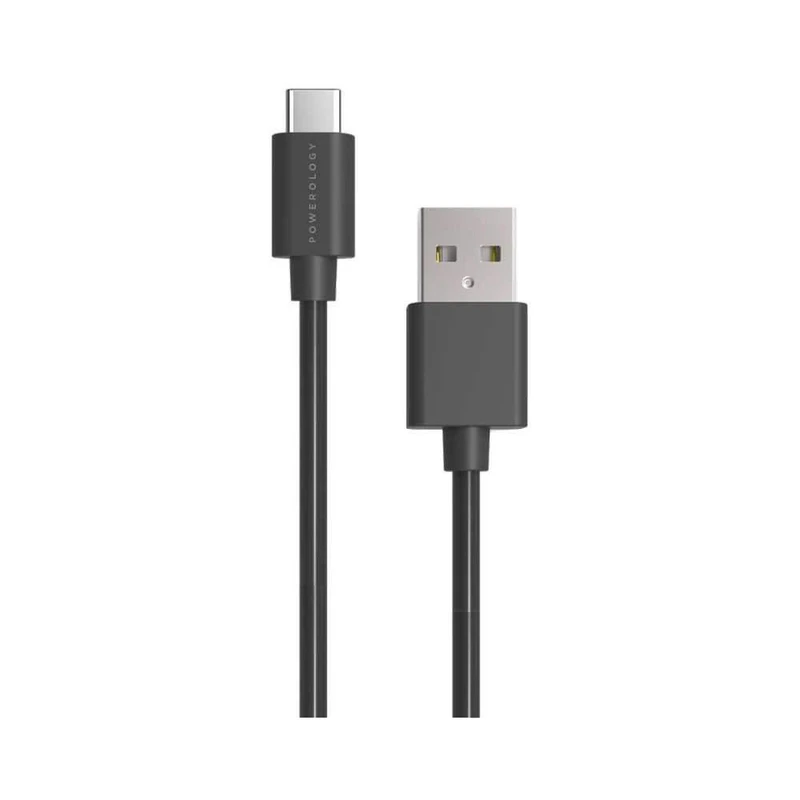 کابل شارژ USB به تایپ سی پاورولوژی 1.2 متر مدل Powerolgy PUC3ABK