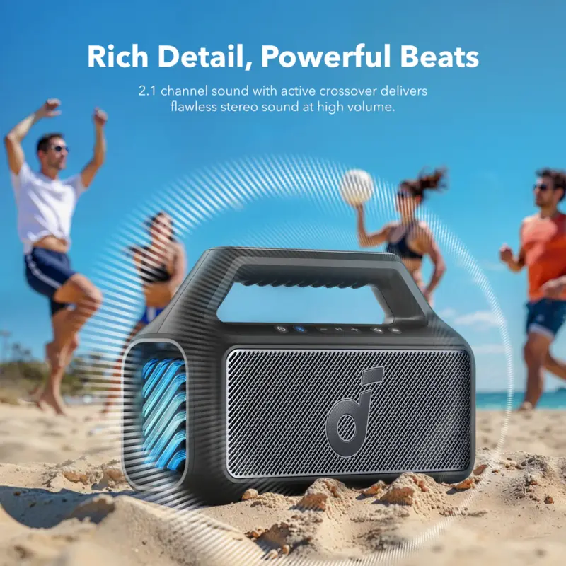 اسپیکر بلوتوثی 80 وات انکر Anker Soundcore Boom 2 A3138 — تصویر ۴