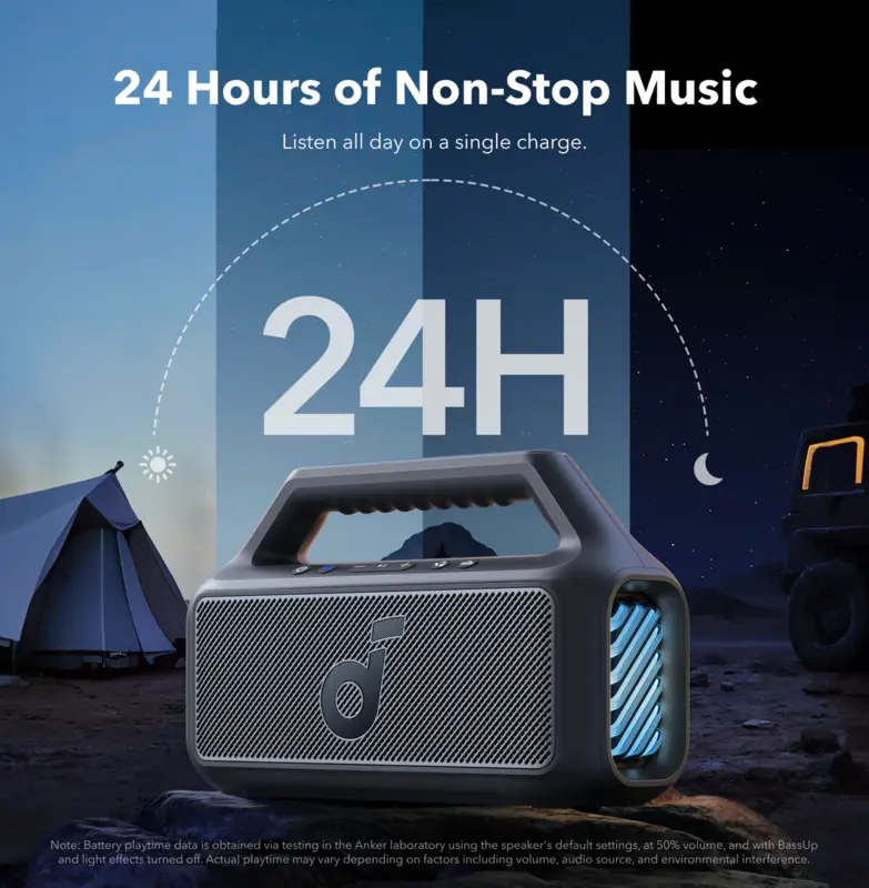 اسپیکر بلوتوثی 80 وات انکر Anker Soundcore Boom 2 A3138 — تصویر ۷