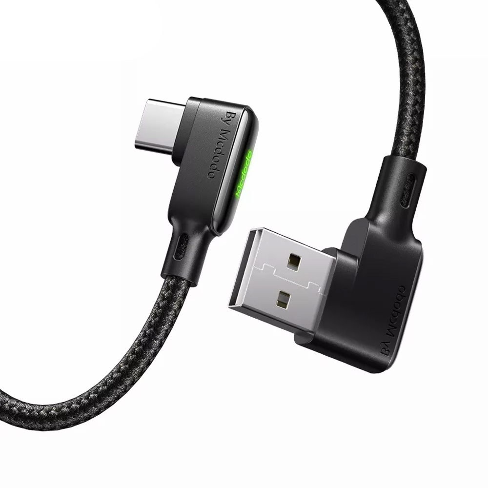 کابل شارژ USB به Type-C نود درجه 1.8 متری مک دودو مدل 7521