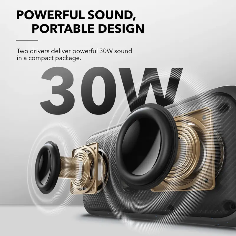 اسپیکر بلوتوثی 30 وات انکر Anker Soundcore Motion 300 A3135 — تصویر ۶