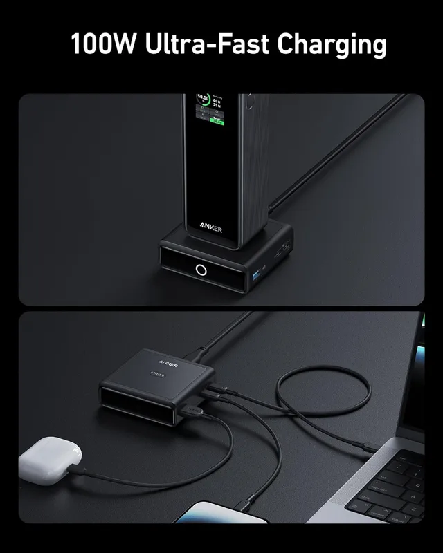 پایه شارژر 100 وات انکر Anker 100W Charging Base A1902 — تصویر ۵