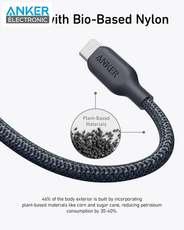 کابل USB-C به USB-C 90 سانتی متر انکر Anker 544 USB-C to USB-C Cable A80F5 — تصویر ۵