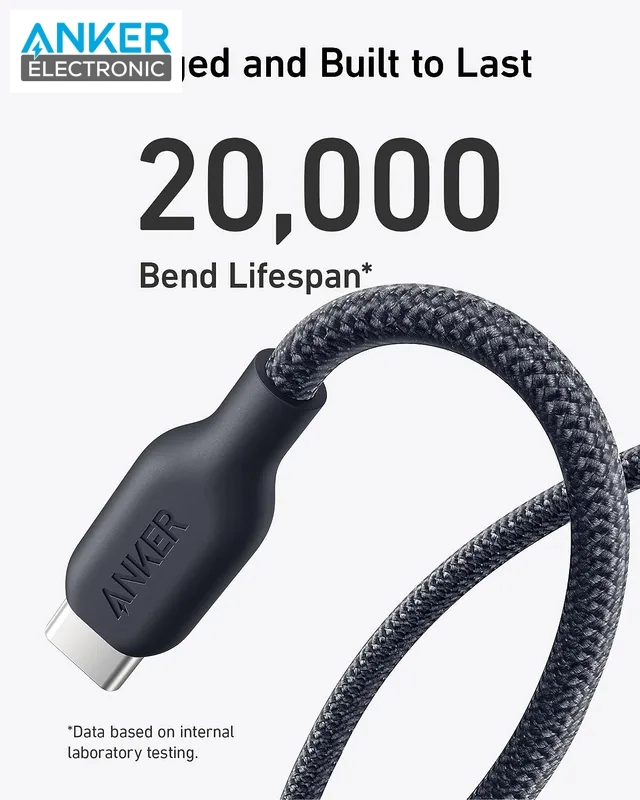 کابل USB-C به USB-C 90 سانتی متر انکر Anker 544 USB-C to USB-C Cable A80F5 — تصویر ۶