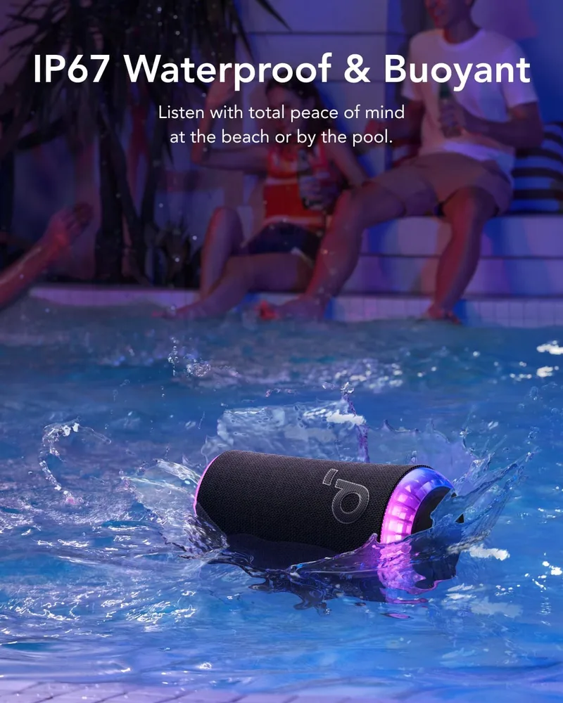 اسپیکر بلوتوثی 30 وات انکر Anker Soundcore Glow Portable Speaker A3166 — تصویر ۶