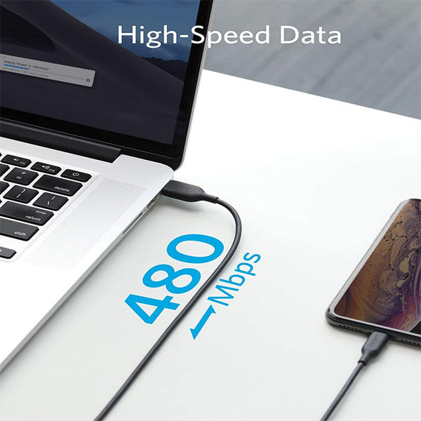 کابل شارژ آیفون ANKER مدل PowerLine III A8813 HTML — تصویر ۳