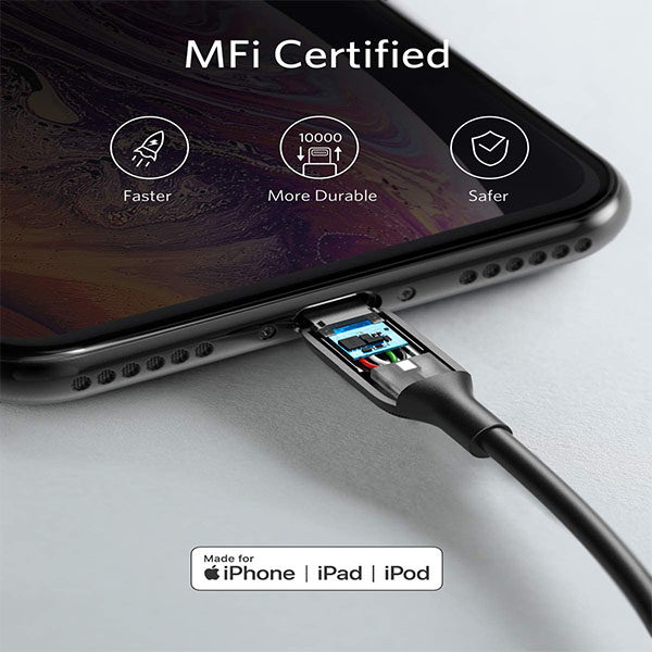 کابل شارژ آیفون ANKER مدل PowerLine III A8813 HTML — تصویر ۶