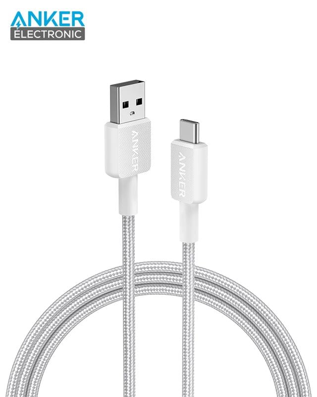 کابل USB A به USB C انکر Anker 322 USB-A to USB-C Cable Braided 0.9m A81H5 — تصویر ۵