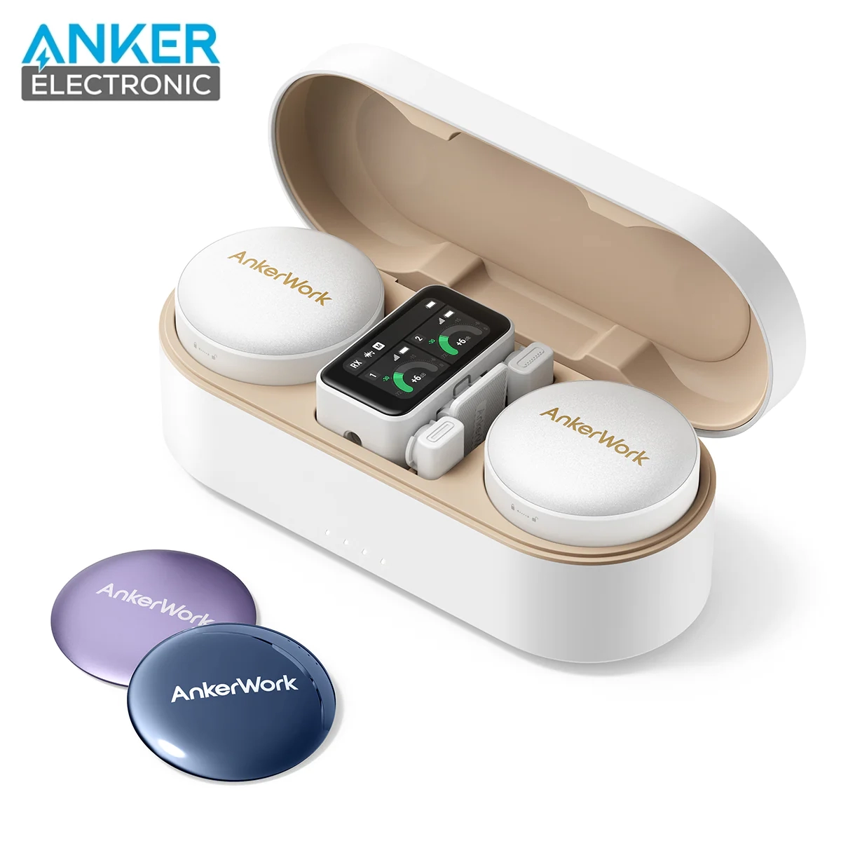 میکروفون بی سیم انکر Ankerwork M650 Wireless Microphone A3320 — تصویر ۳