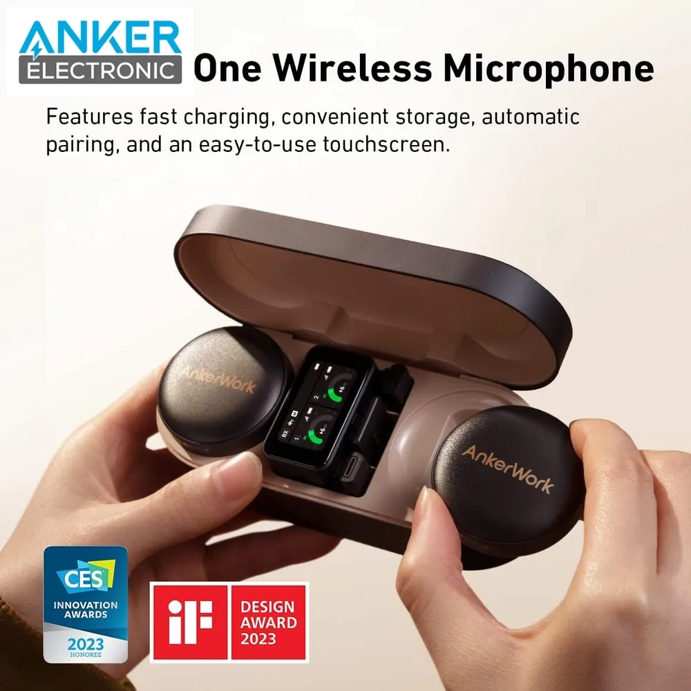 میکروفون بی سیم انکر Ankerwork M650 Wireless Microphone A3320 — تصویر ۶