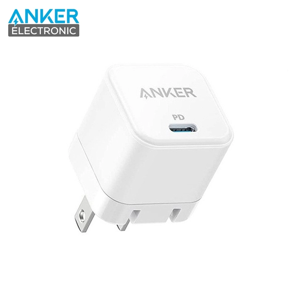 شارژر دیواری 20 وات انکر Anker PowerPort III 20W Cube A2149P21 + مبدل پریز (هدیه)
